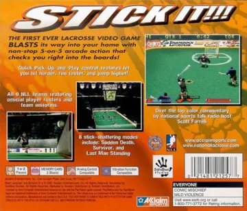 Blast Lacrosse (US) box cover back